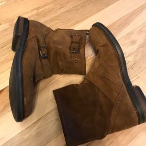 J. Crew Shoes - J.Crew Suede Moto Boots Brown J. Crew Shoes - J.Crew Suede Moto Boots Brown